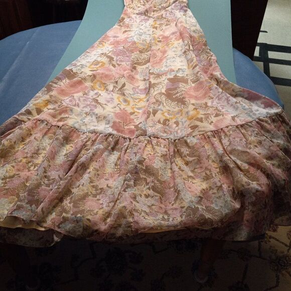 Vintage 1970's Jerell of Texas Halter Maxi Dress - Picture 6 of 11